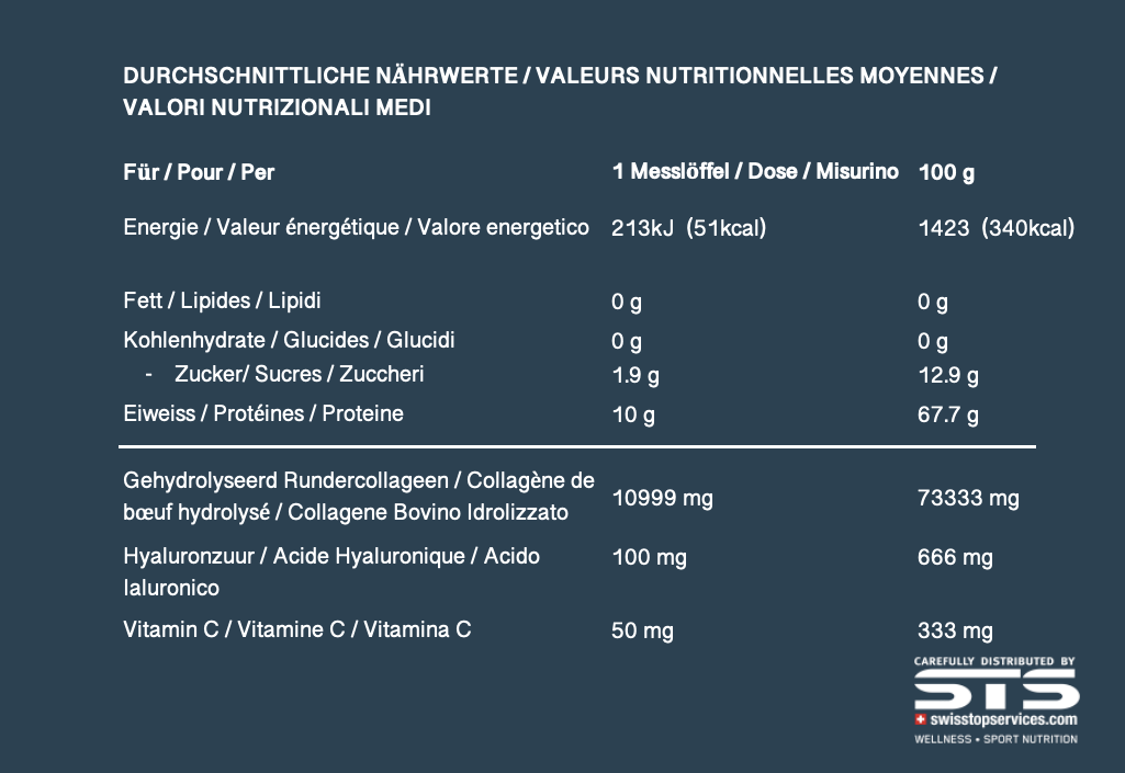 Valeurs Nut  QNT COLLAGEN POWDER 390g